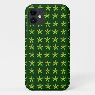Capa Para iPhone 11 Padrão de estrela do estilo egípcio II - Verde-k