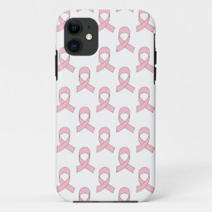 Capa Para iPhone 11 Padrão de Fita Rosa