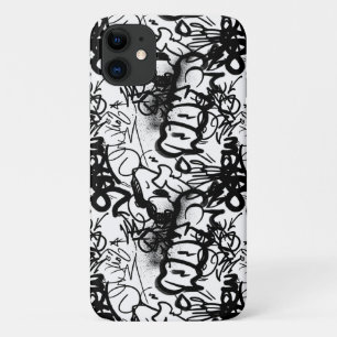 Capa Para iPhone 11 Padrão de Grafite de Arte Urbana