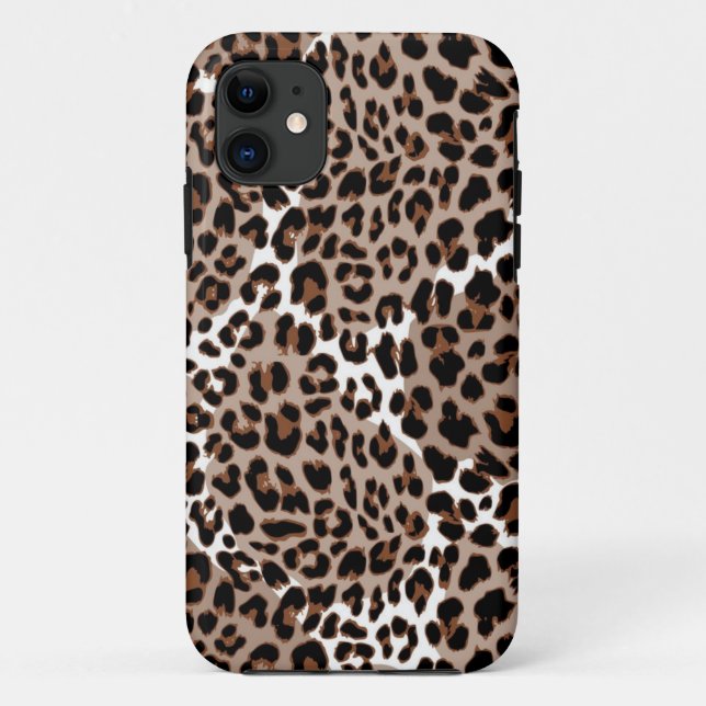 Capa Para iPhone 11 Padrão de impressão animal (Verso)