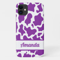 Padrão de Impressão de Vaca de Nome Personalizado