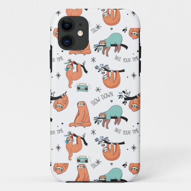 Capa Para iPhone 11 Padrão de Largura (Verso)