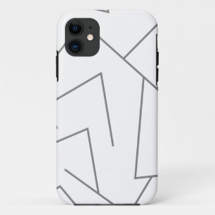 Capa Para iPhone 11 Padrão de linhas gráficas moderno, simples e urban