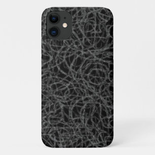 Capa Para iPhone 11 Padrão de linhas rabiscadas pretas