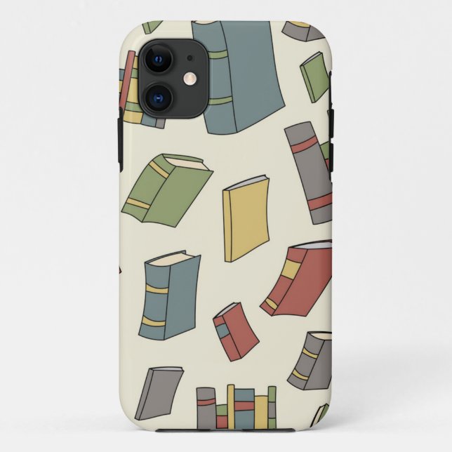 Capa Para iPhone 11 Padrão de livro (Verso)