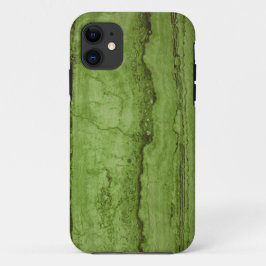 Capa Para iPhone 11 Padrão de mármore de pedra verde abstrato Granite