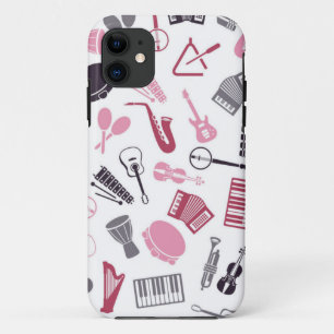 Capa Para iPhone 11 Padrão de música