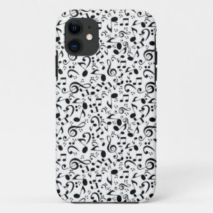 Capa Para iPhone 11 Padrão de música