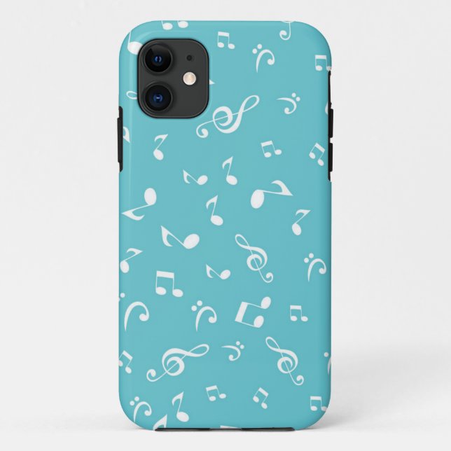 Capa Para iPhone 11 Padrão de música (Verso)