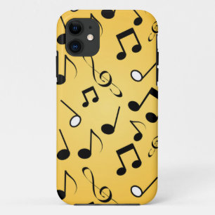 Capa Para iPhone 11 Padrão de música