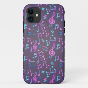 Capa Para iPhone 11 Padrão de música