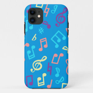 Capa Para iPhone 11 Padrão de música