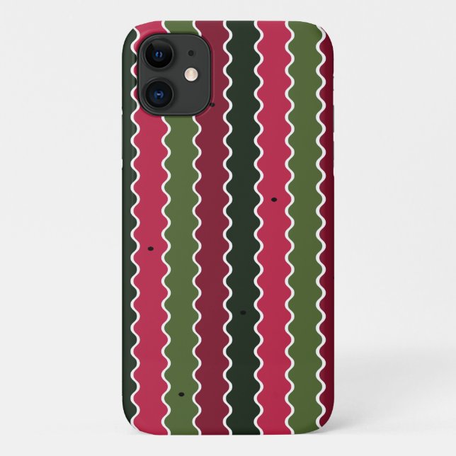 Capa Para iPhone 11 Padrão de onda (Verso)