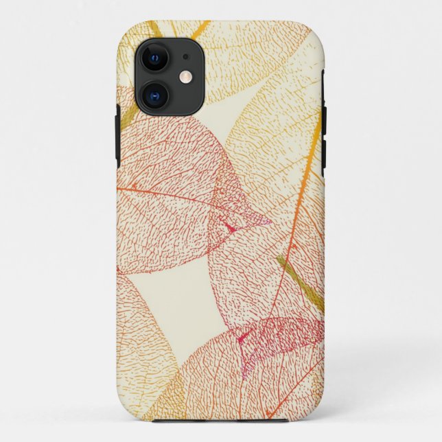 Capa Para iPhone 11 Padrão de outono (Verso)