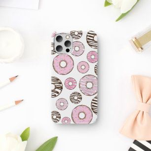 Capa Para iPhone 11 Padrão De Rosquinhas, Rosquinhas Rosa, Rosquinhas 