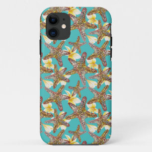 Capa Para iPhone 11 Padrão de Starfish Fancioso
