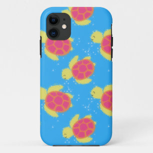 Capa Para iPhone 11 Padrão de tartaruga do mar
