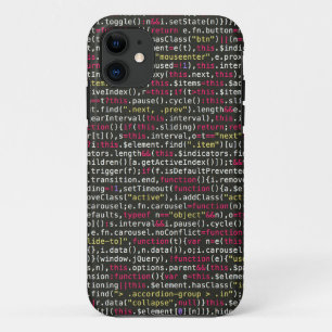 Capa Para iPhone 11 Padrão de Terminal do Desenvolvedor