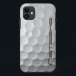 Capa Para iPhone 11 Padrão de textura personalizado da bola de golfe<br><div class="desc">Padrão de textura personalizado da bola de golfe</div>