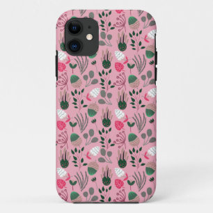 Capa Para iPhone 11 Padrão de Verão Fresco