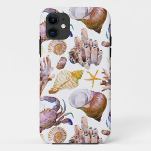 Capa Para iPhone 11 Padrão de Vida do Mar de Água 4