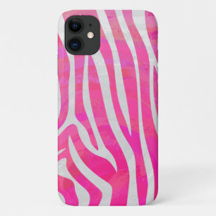 Capa Para iPhone 11 Padrão de Zebra Texturizado
