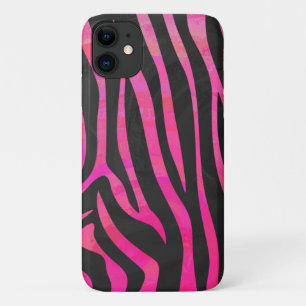 Capa Para iPhone 11 Padrão de Zebra Texturizado
