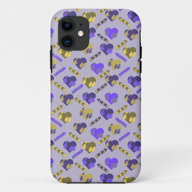Capa Para iPhone 11 Padrão do namorados (Verso)