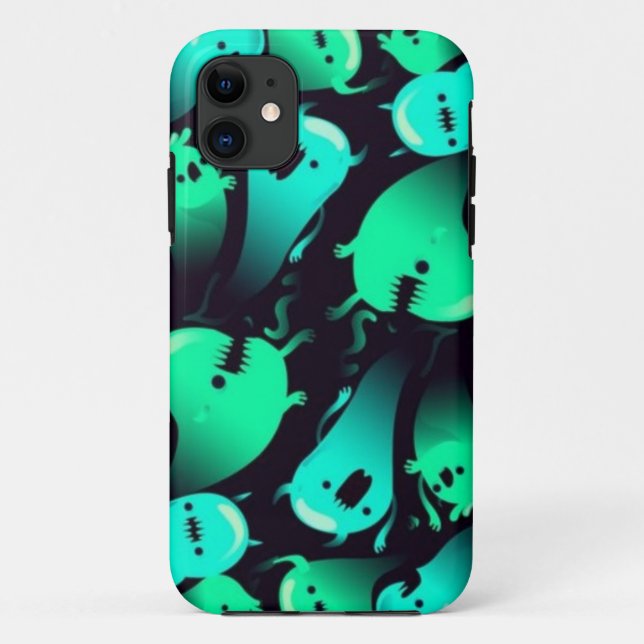 Capa Para iPhone 11 padrão fantasma (Verso)