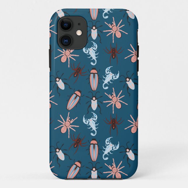 Capa Para iPhone 11 Padrão Floral (Verso)