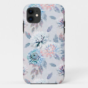 Capa Para iPhone 11 Padrão floral elegante.