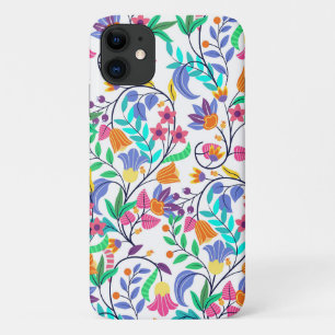 Capa Para iPhone 11 Padrão Floral Exótico Colorido-23147