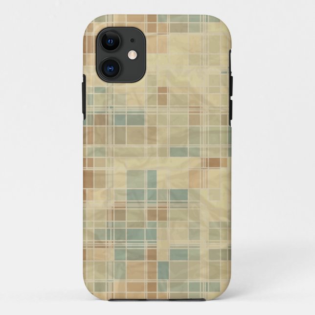 Capa Para iPhone 11 Padrão geométrico (Verso)