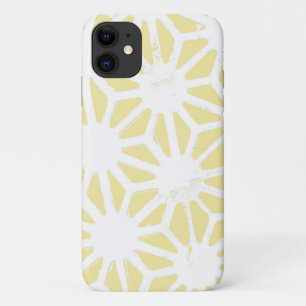 Capa Para iPhone 11 Padrão geométrico amarelo-limão
