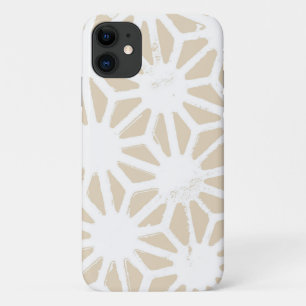 Capa Para iPhone 11 Padrão geométrico do bege