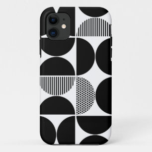 Capa Para iPhone 11 Padrão Geométrico do meio século