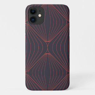 Capa Para iPhone 11 Padrão gráfico simples e elegante inspirado no N