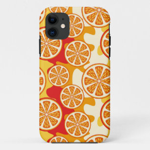 Capa Para iPhone 11 Padrão laranja