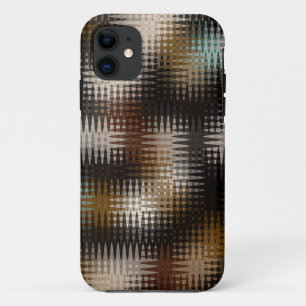 Capa Para iPhone 11 Padrão legal de Zigzag de cor múltipla
