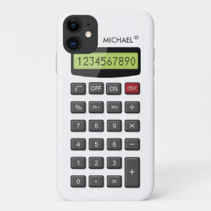 Capa Para iPhone 11 Padrão Legal do Calculador de Diversão com Texto