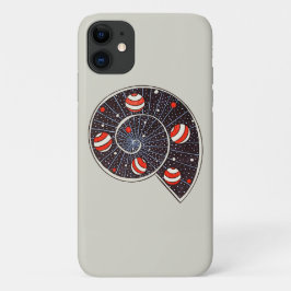 Capa Para iPhone 11 Padrão Místico de Olhos - Design de Triquete Psico