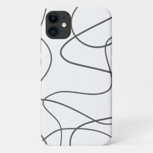 Capa Para iPhone 11 Padrão moderno, urbano, abstrato. Curva, linhas on