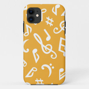 Capa Para iPhone 11 Padrão musical