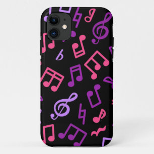 Capa Para iPhone 11 Padrão musical