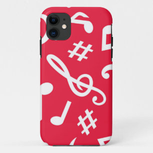 Capa Para iPhone 11 Padrão musical