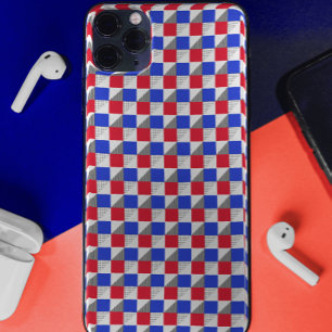 Capa Para iPhone 11 Padrão na moda vermelho de abstrato preto e branco
