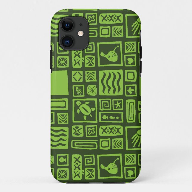 Capa Para iPhone 11 Padrão Tiki (Verso)