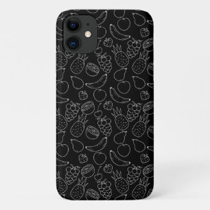 Capa Para iPhone 11 padrão uniforme de fruta Padrão de superfície de