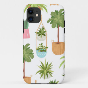 Capa Para iPhone 11 Padrão vegetal