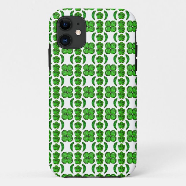 Capa Para iPhone 11 Padrão Verde (Verso)